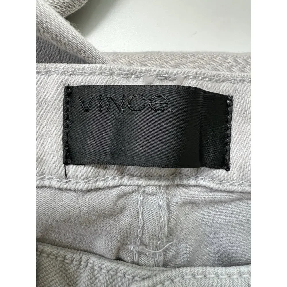 Vince Jeans Low Rise Skinny Gray‎ Stretch Women Sz 27 USA Quite Luxury 28x29